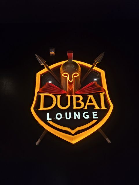 Enseigne LED Dubai Lounge