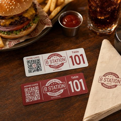 Menus NFC longs B Station, table 101